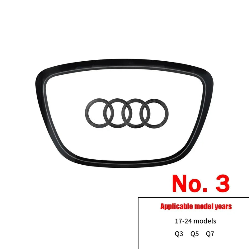 Logo Audi Autocollant 4 Anneaux Électroplaqué A3 A4 Q5