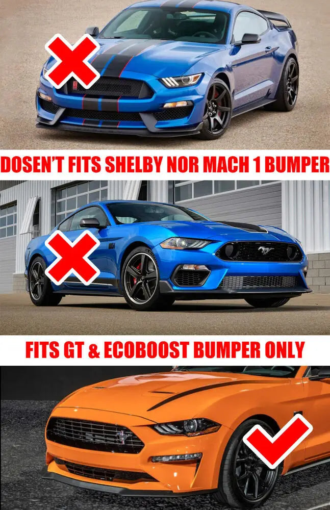 Lame Avant Ford Mustang 2018-2020 Style GT