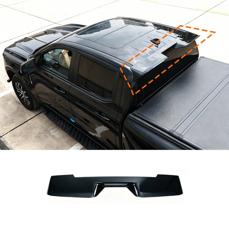 Becquet Ford Ranger T9 Double Cabine 2023-2025 de Toit 140 cm, ABS Noir Brillant