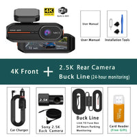 Dashcam 4K OLESED WP57 Front Rear 2.5K ADAS