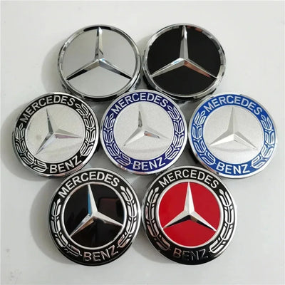 Cache-Moyeux Mercedes AMG 75mm Emblème Relief