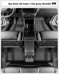 Tapis de Sol TPE Volvo XC60 2009-2026 T8 PHEV Conduite à Gauche Simple ou Double Couche Protection des Seuils