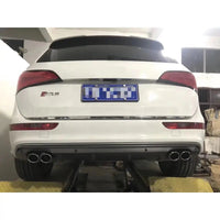 Diffuseur de Pare-Chocs Arrière Look SQ5 avec Embouts d'Échappement Audi Q5 2012-2016 Standard ou S-Line