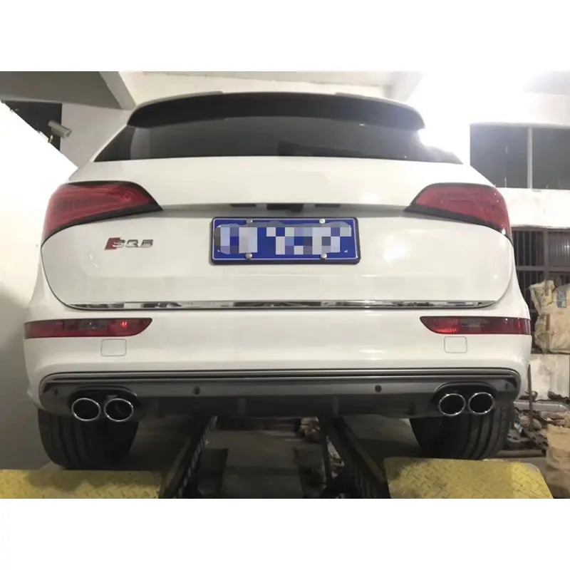 Diffuseur de Pare-Chocs Arrière Look SQ5 avec Embouts d'Échappement Audi Q5 2012-2016 Standard ou S-Line
