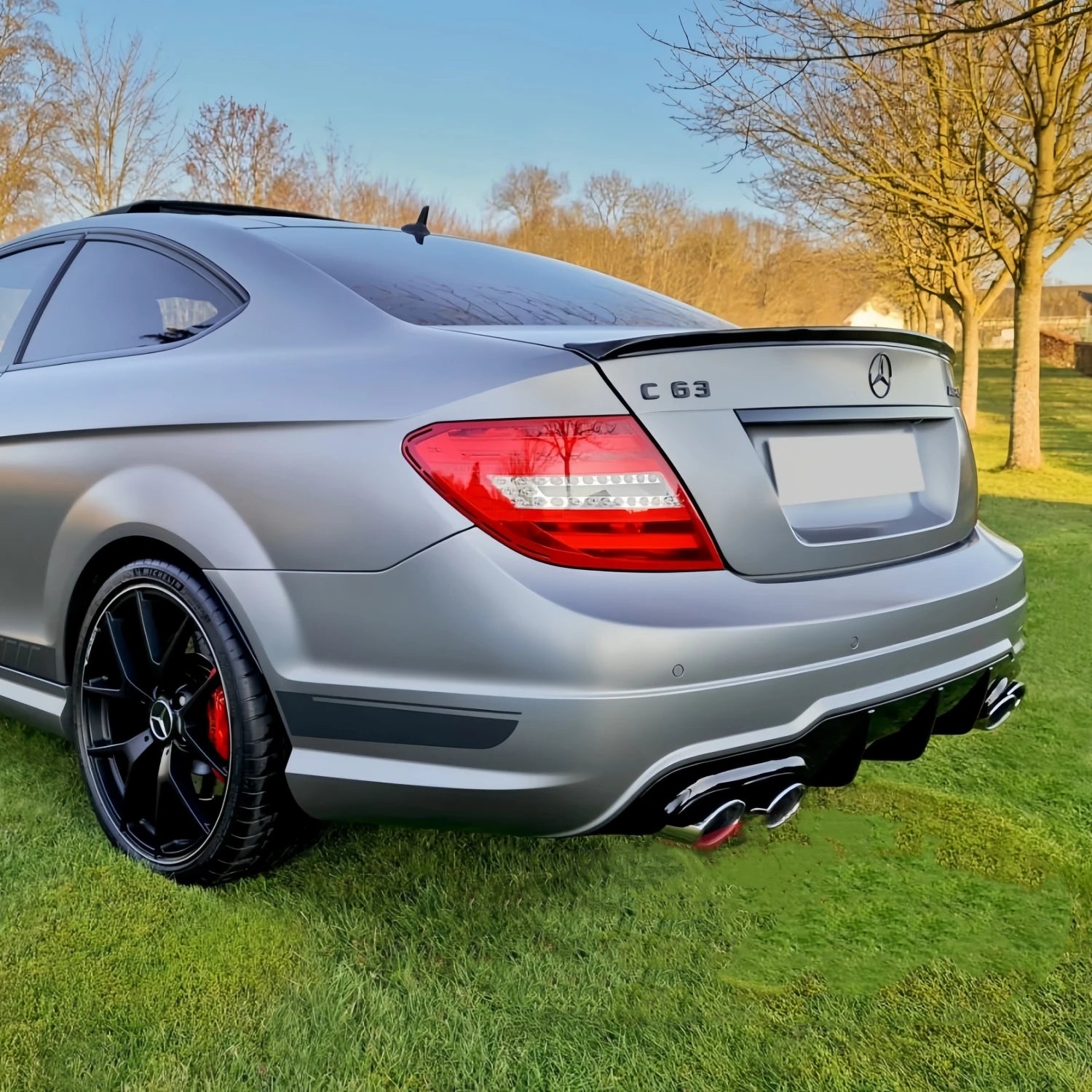 Diffuseur Pare-Chocs Arrière Mercedes Classe C W204 AMG