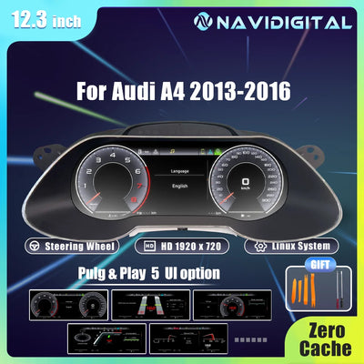 Tableau de Bord Numérique Audi A4 2013-2016
