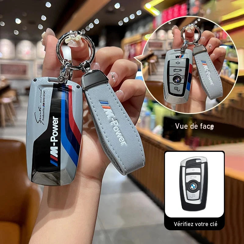 Schutzhülle für BMW M-Power-Schlüssel — Montagebeispiel