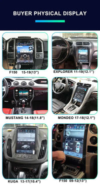 Autoradio Android 14 Écran Vertical Toyota Fortuner et Hilux 2005-2014 CarPlay GPS 4G