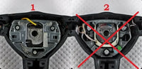 Volant Sport Cuir Opel Astra H OPC Méplat Perforé
