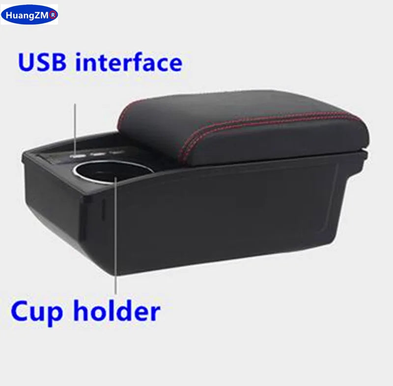 Accoudoir Peugeot 207 207 CC Console Centrale avec Rangement Porte-Gobelet et USB