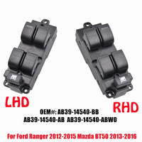 Bouton Lève-Vitre Ford Ranger 2012-2015 Mazda BT50 AB39-14540-BB — vue de profil