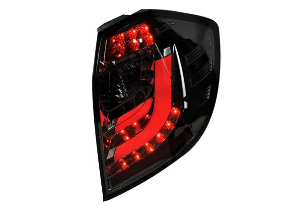 Feux Arrière LED Honda Jazz Fit 2009-2010 Barre LED Fumé Noir