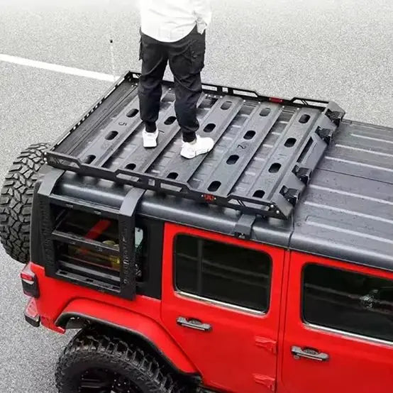 Galerie de Toit Aluminium Jeep Wrangler JK JL 2007-2023