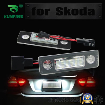 Éclairage de Plaque d'Immatriculation LED Skoda Octavia II