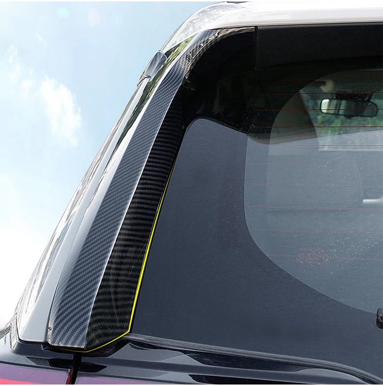 Becquet Toyota RAV4 XA50 2019-2025 Latéral de Lunette, Paire en ABS Noir, Argent ou Aspect Carbone