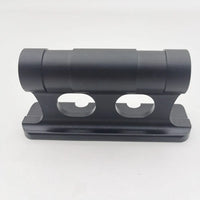 Porte-Vélos de Toit Bloc de Fourche Aluminium Noir