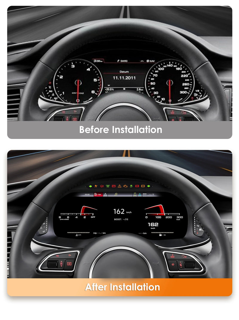 Autoradio Audi A6 A7 CarPlay Android Auto 2013-2018 — détail de finition