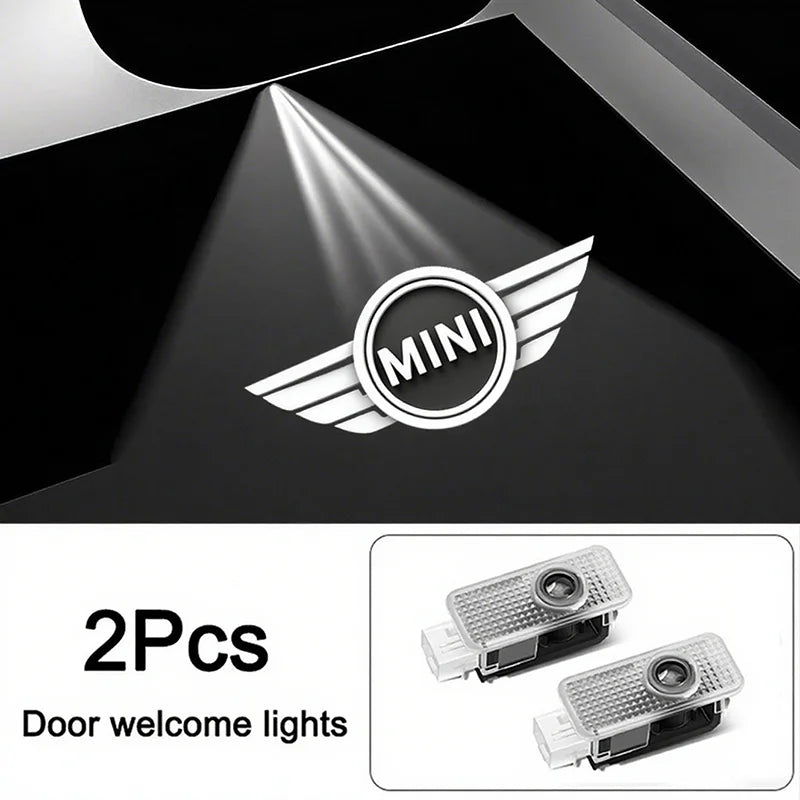 Projecteur de Portière LED HD Logo MINI Cooper JCW — détail du support