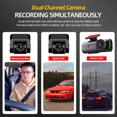 Dashcam E-ACE B53P 4K GPS Wi-Fi Vision Nocturne
