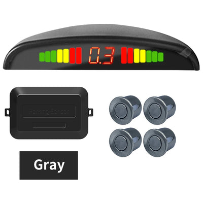Radar de Recul Hippcron 4 Capteurs Bandeau LED Numérique