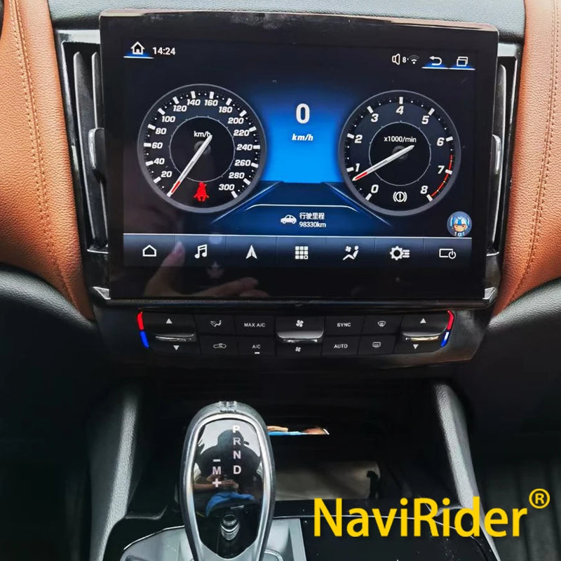 Autoradio Android 13 Maserati Levante 2016-2020 Écran 10,26 pouces Qualcomm CarPlay 4G