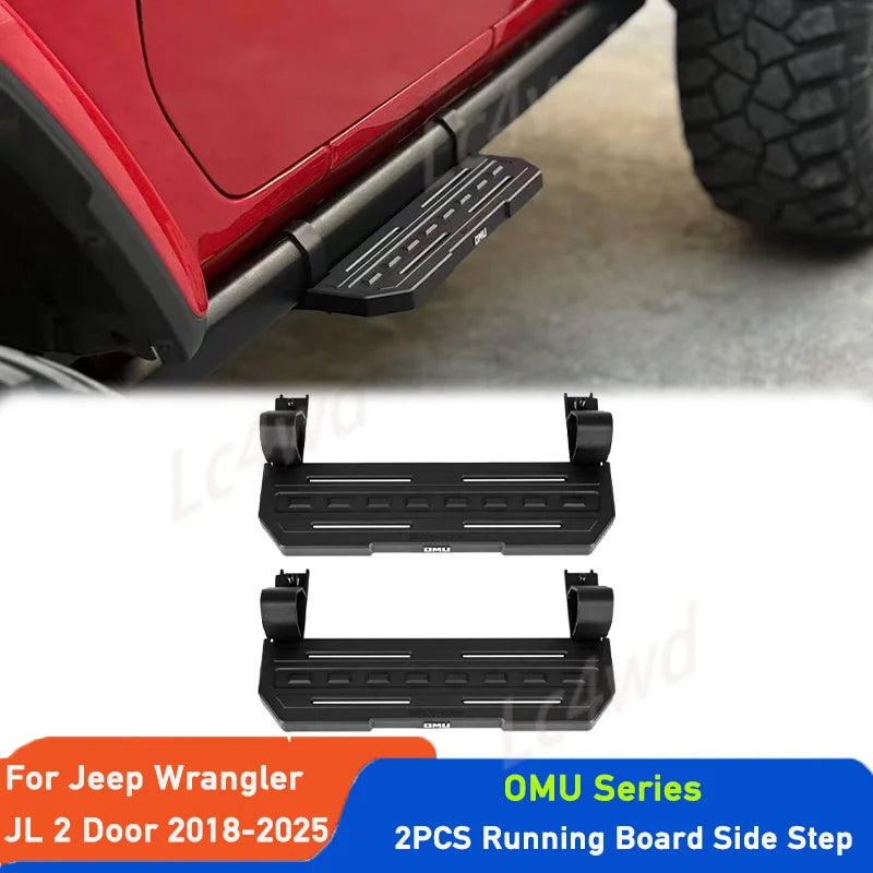 Marchepieds Latéraux Aluminium Jeep Wrangler JL Rubicon 2018-2025