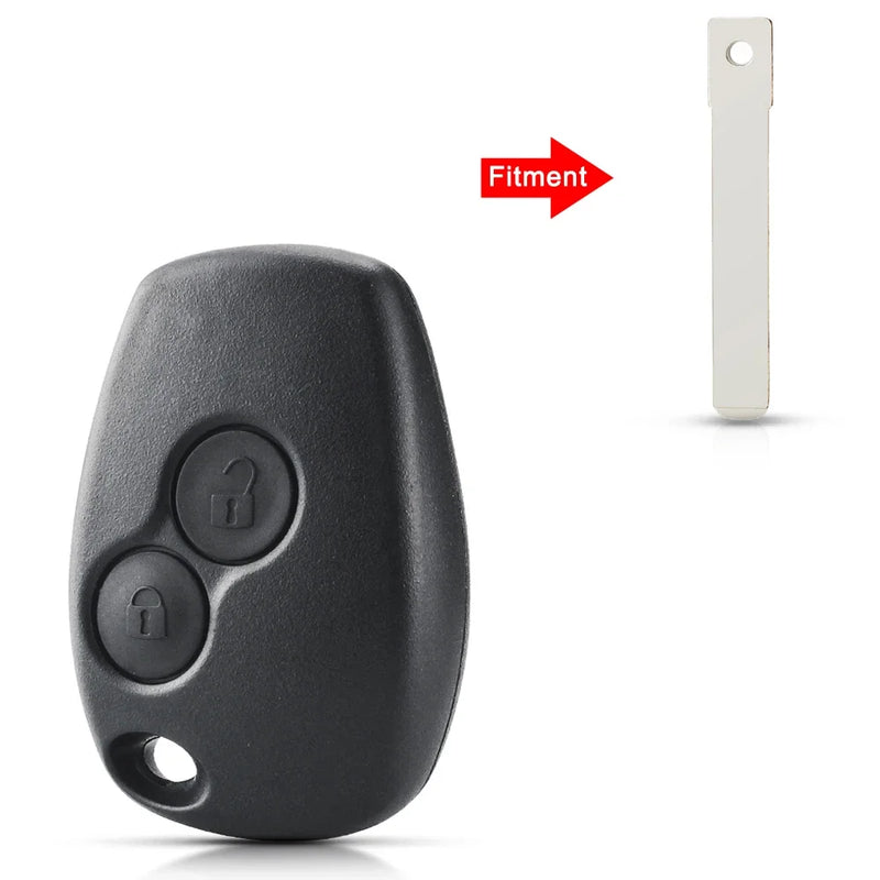 Coque de Clé Renault Clio 3 Twingo Kangoo Duster Dacia Logan Sandero Télécommande 2 Touches