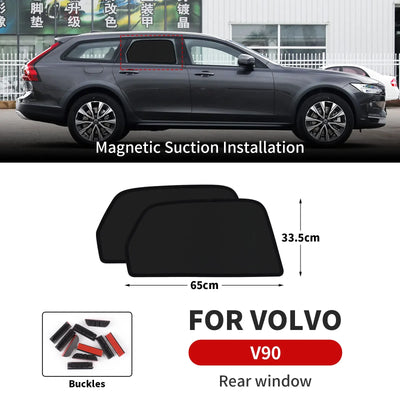 Pare-Soleil Magnétiques Vitres Volvo XC40 et V90 2018-2023