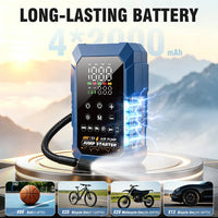 Booster de Batterie Voiture CARSUN 3 en 1 avec Compresseur 150 PSI