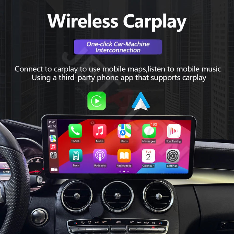 Autoradio Android Mercedes Classe G W463 2013-2018 Écran QLED 14,6 pouces CarPlay Sans Fil GPS