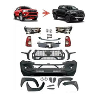 Kit Carrosserie Conversion GR Sport Toyota Hilux Revo 2020-2022 : Pare-Chocs, Calandre, Phares, Feux Arrière et Élargisseurs d'Ailes