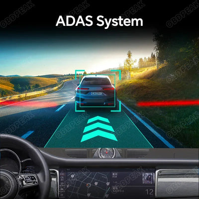 Dashcam Miroir OBDPEAK 11,26 Pouces 4K 4 Canaux