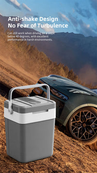 Glacière Électrique Voiture 24 L 12 V 220 V Froid et Chaud