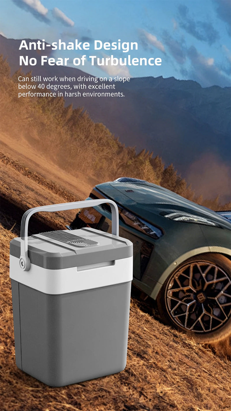Glacière Électrique Voiture 24 L 12 V 220 V Froid et Chaud