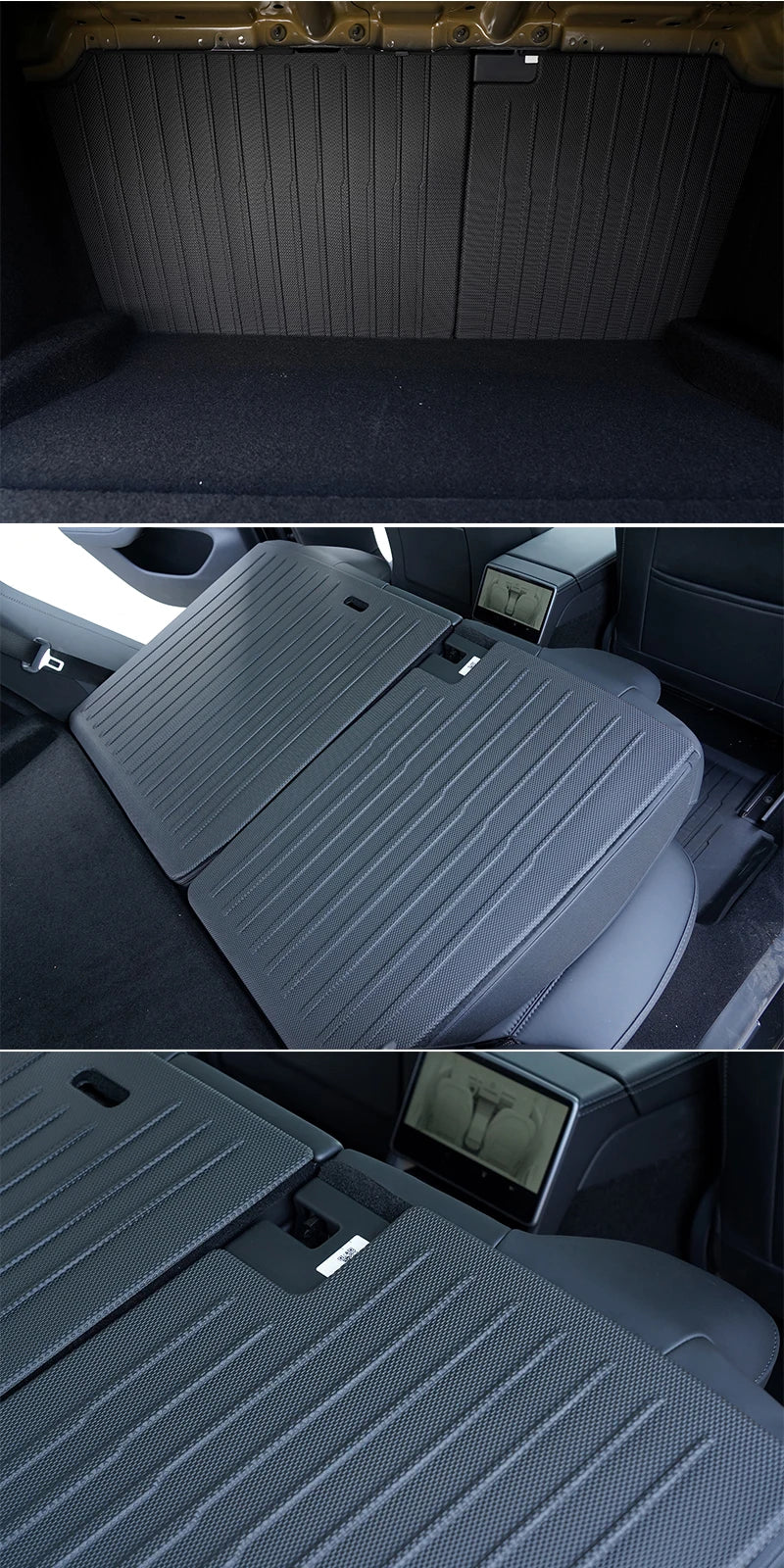 Tapis de Sol et de Malle Tesla Model 3 Highland 2024-2026 TPE Étanches Antidérapants