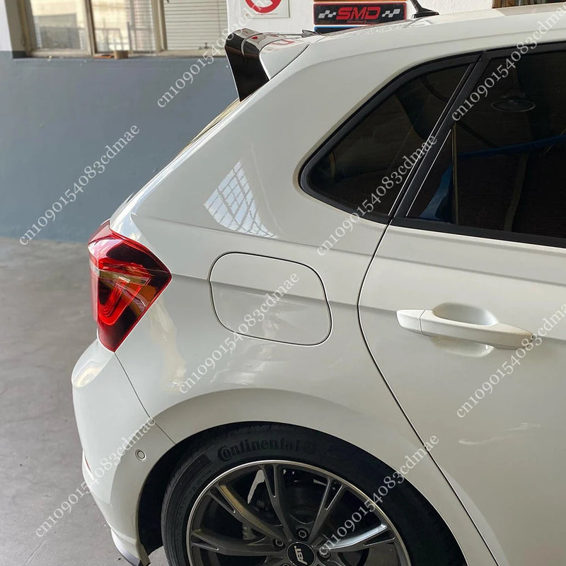 Becquet de Toit Volkswagen Polo 6 MK6 2018-2025 Style GTI, Noir Brillant ABS, hors GTI et R-Line