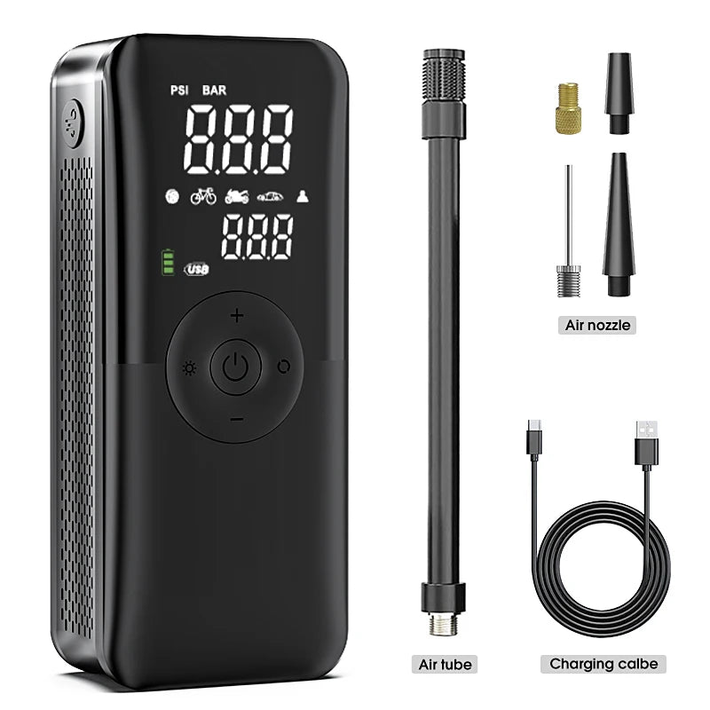 Gonfleur de Pneu Sans Fil Rechargeable CARSUN 94 PSI