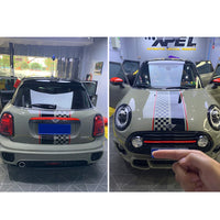 Autocollant Bandes Capot MINI Cooper R56 F56 Countryman — détail de finition