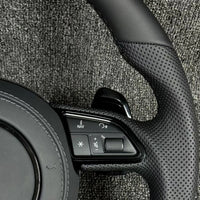 Volant Sport Fond Plat Audi A3 A4 A6 Q5 — gros plan