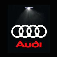 Projecteur Logo de Porte LED Audi 6 Motifs Anneaux RS S line quattro