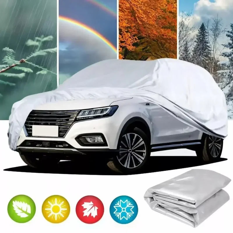 Bâche Voiture Intégrale Imperméable Anti-UV 4 Tailles S à XL