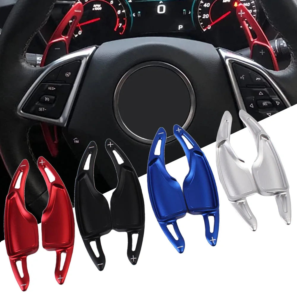 Palettes au Volant Chevrolet Camaro 2016-2024 Corvette C7 Aluminium
