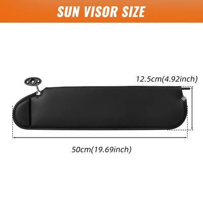 Pare-Soleil Jeep Wrangler TJ 1997-2002 Noir