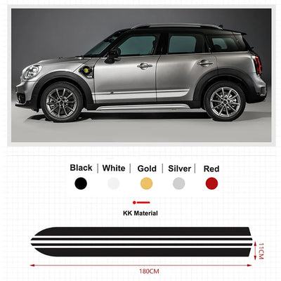 Autocollant Bande Latérale MINI Cooper Clubman F54 F55 F60
