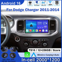 Autoradio Android Dodge Charger 2011-2014 Écran QLED 9 pouces CarPlay GPS Navigation