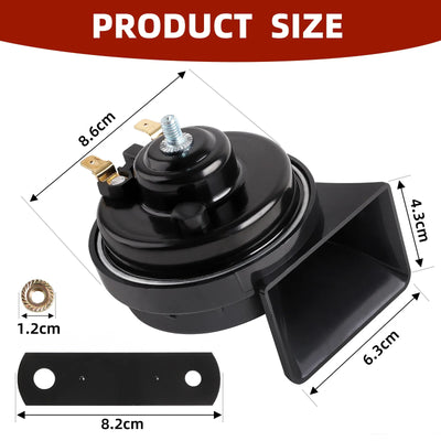 Klaxon de Voiture PowerHorn 120 dB Double Tonalité 12V