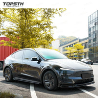 Kit carrosserie sport en ABS pour Tesla Model Y Juniper 2025+ – Pare-chocs avant, jupes latérales et diffuseur arrière