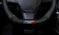 Couvre Volant Peugeot Cuir Nappa Enfilable 38 cm Rond ou Méplat
