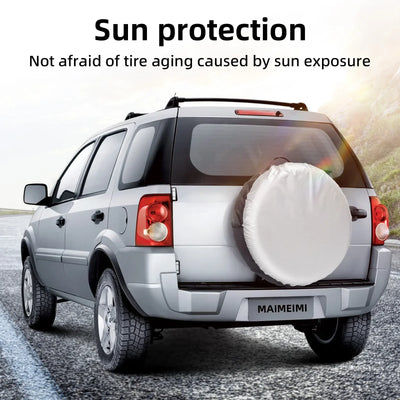Housse de Protection Pneu de Secours Voiture SUV Oxford