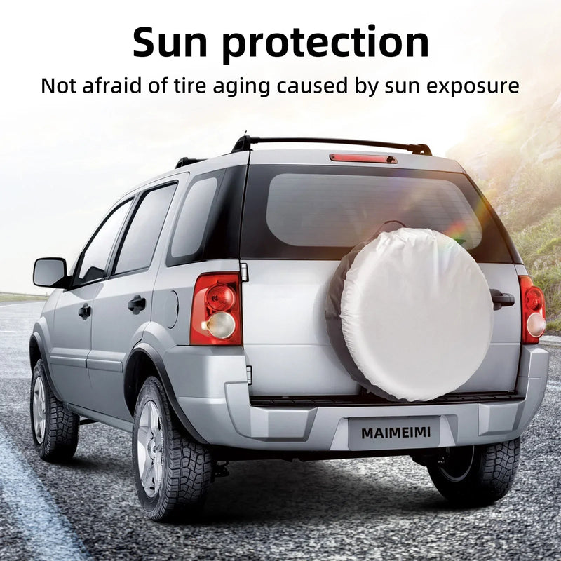Housse de Protection Pneu de Secours Voiture SUV Oxford